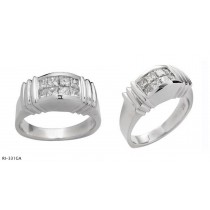 Platinum Channel Set Eight Diamonds Ring 0.65 carats