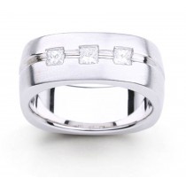 Platinum Princess Cut Diamond Ring