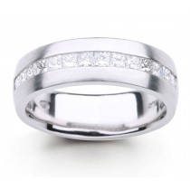 Platinum Princess Cut Diamonds Rings