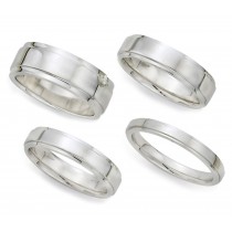 Designer Platinum Rings: Platinum iridium designer rings.