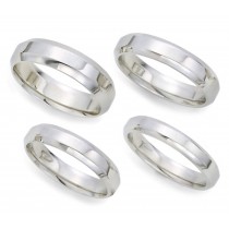 Designer Wedding Bands: Platinum iridium designer wedding bands