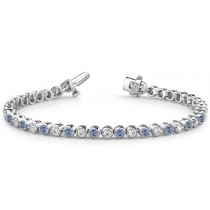 Colored Diamond Bracelets: Blue Diamonds - Blue Colored Diamond Bracelet