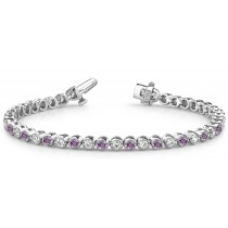 Colored Diamond Bracelets: Pink Diamonds - Pink Colored Diamond Bracelet