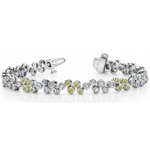 Colored Diamond Bracelets: Yellow Diamonds - Yellow Colored Diamond Bracelet