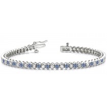 Colored Diamond Bracelets: Blue Diamonds - Blue Colored Diamond Bracelets