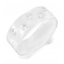 Diamond Burnish Set Eternity Ring