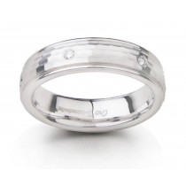 Platinum Diamond Anniversary Rings
