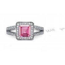 Colorful: A Fine Pink Sapphire & Diamond Ring Click on the Link to Add to Cart Quantity