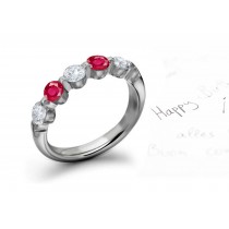 Truly Unique Ruby & Diamond Rings