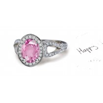 Magnificent: Pink Sapphire Diamond Micro Pave Ring Click on the Image for Prouct Pictures & Prices