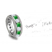 AVAILABLE IN STOCK: 14k Gold Diamond & Emerald Flower Ring Revealing Lumiscence & Radiance