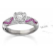 Exclusive: Most Beautiful Pink Sapphire & Diamond Micro Pave Ring