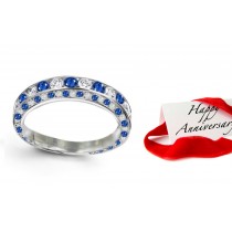 Art Deco Sapphire & Diamond Gold Gemstone Ring