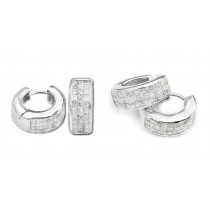 Princess Cut Diamond Invisible Set.