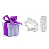 Princess Cut Diamonds Invisible Set.