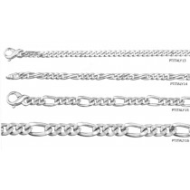 Platinum Figaro Bracelet & Chain. View Chains and Bracelets
