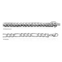 Platinum Solid Fancy Men's Chains Bracelets. View Chains and Bracelets