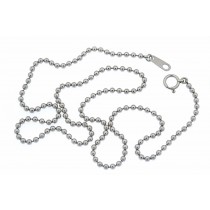 Platinum Bead Chain, Platinum Fan & Ball Pendant Chains. View Chains