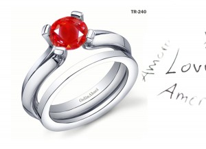 Premier Diamond Jewelry: Tension Set Ruby Diamond Rings