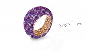 Celebrate Weddings or Anniversaries With Custom Manufactured Diamonds & Colored Precious Stones Eternity Rings & Bands