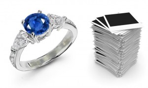 Ancient Designations: Valuable Vintage Diamond & Sapphire Engagement Ring