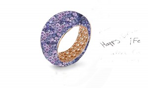 Enjoy The Magic of Delicate Eternity Rings Featuring Diamonds & Rubies, Emeralds & Sapphires