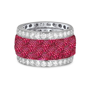 Channel Set, Prong & pave Diamonds & Colored Stones Eternity Band Rings Available in Gold or Platinum