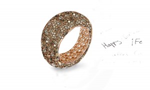 Symbolize Life's Many Milestones With In-House Handcrafted Diamonds & Colored Gemstones Eternity Rings & Bands