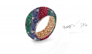 Symbolize Life's Many Milestones With In-House Handcrafted Diamonds & Colored Gemstones Eternity Rings & Bands