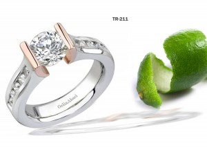 Special Design Jewelry: Exclusive Tension Set Ladies Diamond Rings