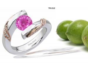 New Arrivals: Designer Diamond & Sapphire Tension Set Diamond Engagement Rings