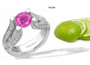 New Arrivals: Designer Diamond & Sapphire Tension Set Diamond Engagement Rings