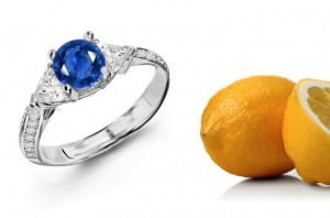 Represents A Tradition: Victorian Style Diamond & Sapphire Engagement Ring