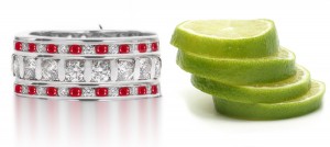 Custom Made Bar & Channel Set Emerald & Diamond Eternity Ring