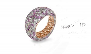 Represent Your Eternal Love With Custom Manufactured Diamonds & Colored Gemstones Eternity Rings & Bands