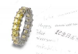 Amazing: Sparkling Yellow & White Diamonds