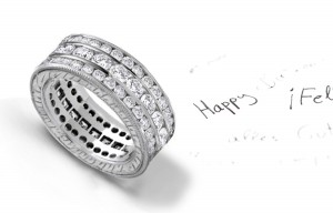 Maximum Fire, Sparkle & Beauty: Exceptional Diamond Eternity Bands