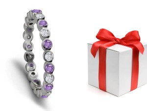 Coveted Gems: Purple Sapphire & Diamond Rings