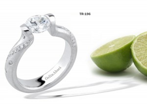 Designer Jewelry: Tension Set Diamond Engagement Rings