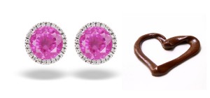 Popular Designer Colored Gemstone Jewelry: Blue Sapphire & Diamond Studded Earrings