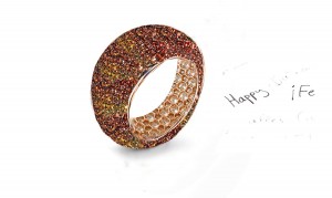 Latest Collection of  White Diamonds and Colored Stone Eternity Rings and