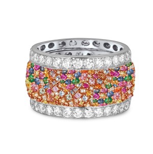 Largest Selection of Diamonds & Colored Stones Right & Left Hand Finger Eternity Band Rings