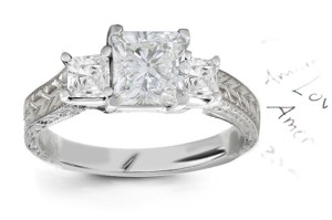 Three Stone Diamond Engagement Ring: ViewDiamond Rings Details