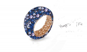 Celebrate Your Relationship With  Eternity Rings Featuring Diamonds & Rubies, Emeralds & Sapphires