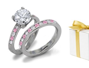 Pink Diamond & White Diamond Fancy Rings