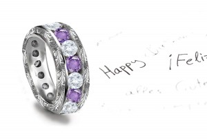 Women's Glittering Diamond Rings Radiates Everlasting Light