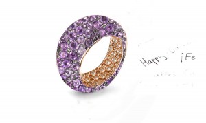 Celebrate Weddings or Anniversaries With Custom Manufactured Diamonds & Colored Precious Stones Eternity Rings & Bands