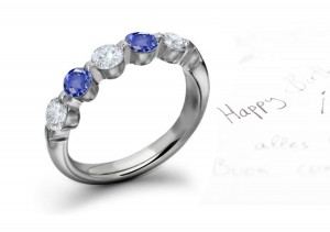 Unique Sapphire Diamond Rings