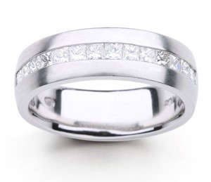 Platinum Princess Cut Diamonds Rings