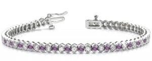 Colored Diamond Bracelets: Pink Diamonds - Pink Colored Diamond Bracelet